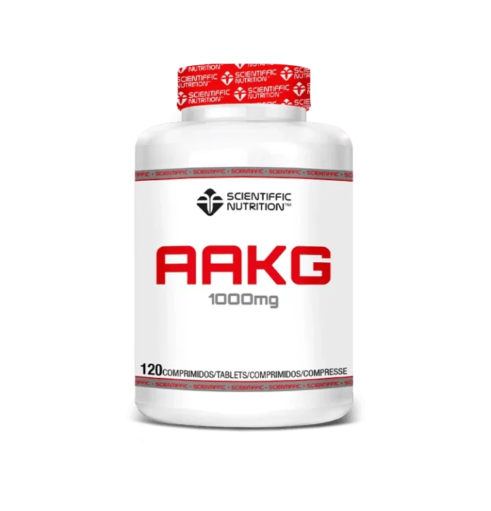 AAKG L-Arginina Alfa-Cetoglutarato 1000mg (120Comp) Scientiffic Nutrition